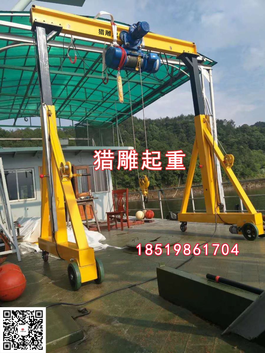 中科院定做的移動(dòng)龍門(mén)吊
